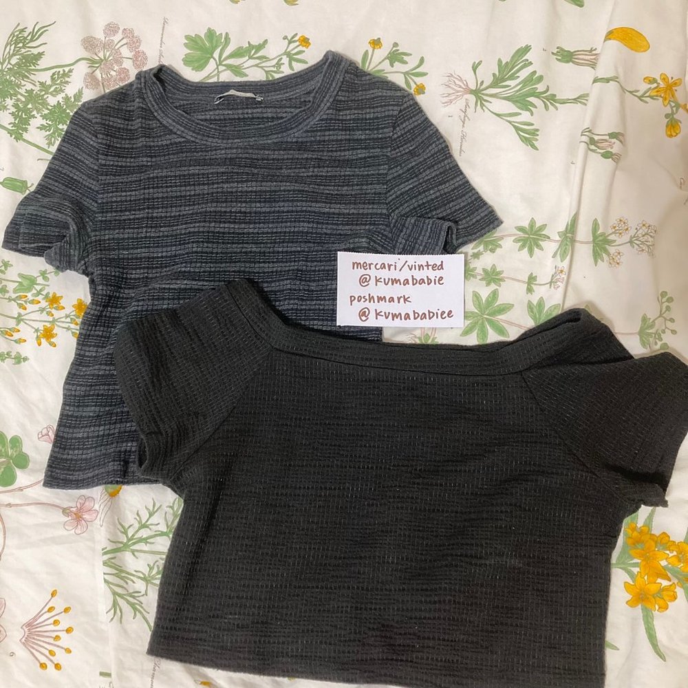 zara - set of 2 crop tops